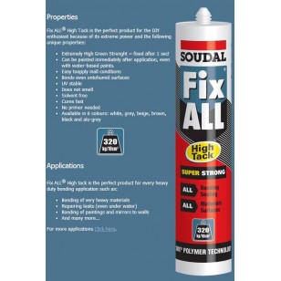 Soudal Fix All High Tack 萬能膠 290ml